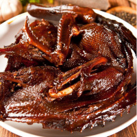 酱板鸭300g袋装湘口福手撕鸭风干烤鸭香辣即食零食