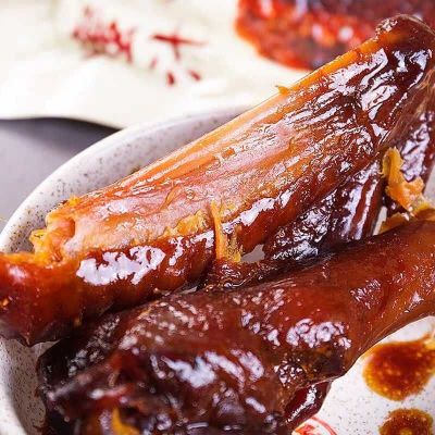 蜜汁鸡翅整箱腿鸡翅膀卤味零食小吃