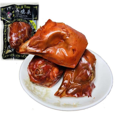 鸡头味卤味鸡头8090后童年怀旧零食即食