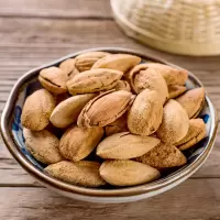 湛航 薄壳巴旦木壳杏仁扁桃仁净重 500g 坚果干果零食
