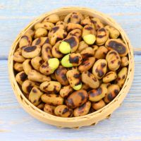 湛航 特产农家铁锅炒绿心蚕豆干炒胡豆休闲坚果零食批发炒蚕豆绿芯