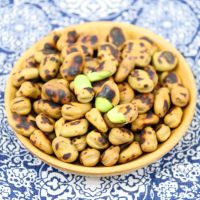 湛航 特产农家铁锅炒绿心蚕豆新鲜休闲坚果零食铁板批发炒蚕豆