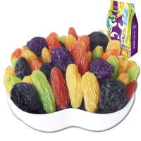 湛航葡萄干500g五色混合装非独小包装非黑加仑新货