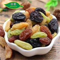 湛航 精品大颗粒四色葡萄干混装零食蜜饯果干葡萄干批发