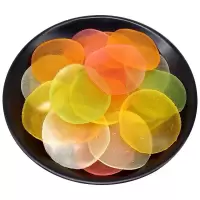 彩色虾片1000g油炸虾片自己炸生虾片怀旧网红零食小吃