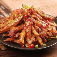 嚼味鱼霸香辣小鱼仔特产麻辣鱼仔零食毛毛鱼干谢记多规格