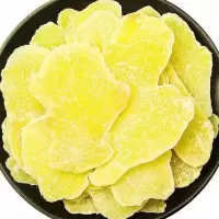 湛航 姜片500g 即食农家自制纯正泡水老姜糖片干糖姜片胃零食
