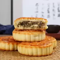 东北五仁老式月饼传统黑芝麻豆沙苏子枣泥冰糖五仁多口味