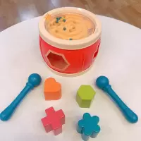 婴幼儿童鼓6个月宝宝手拍鼓迷宫玩具益智儿童乐器0-3岁锻炼小手