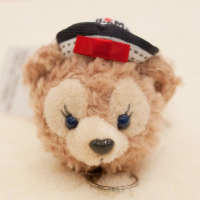 迪士尼达菲熊挂件托尼猫史黛拉钥匙扣挂件女毛绒公仔duffy熊