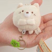 日本角落生物挂件钥匙扣挂件书包挂件伸缩小挂件炸虾挂件毛绒公仔