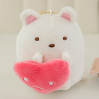 情人节限定版-日本sumikko角落生物挂件角落生物炸虾毛绒书包挂件