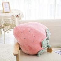 创意羽绒棉水果抱枕仿真软体莓菠萝毛绒玩具儿童