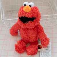 名创优品芝麻街公仔同款芝麻街玩偶正版玩偶艾摩大鸟甜饼怪女