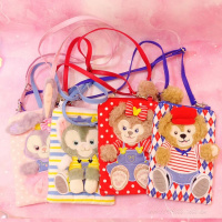 达菲熊雪莉玫史黛拉芭蕾兔小托尼画家猫毛绒斜挎包单肩包手机包女