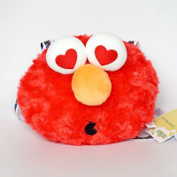 可放手机-芝麻街elmo包芝麻街斜挎毛绒包芝麻街包包蓝饼怪挎包