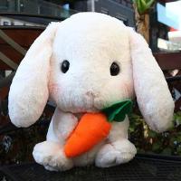 日本垂耳兔玩偶公仔毛绒玩具长耳兔子抱枕安抚布娃娃送女生