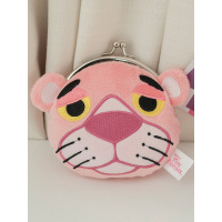 少女心INS红粉红豹包包粉红豹毛绒零钱包耳线包硬币包粉色包