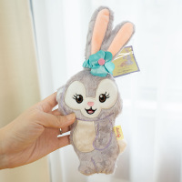 迪士尼星黛露零钱包史黛拉零钱包挂件卡通毛绒达菲兔硬币包 史黛拉 高15厘米（耳朵可以折弯）