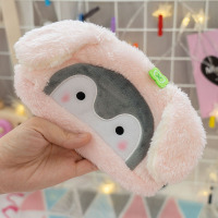 日本正能量企鹅笔袋小学生可爱杂物收纳包正能量小企鹅痛包抽绳袋