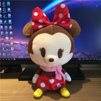 Q版米妮毛绒玩具公仔冬季围巾系列圣诞节 米妮 全长25厘米(不大的哦)