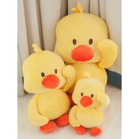 抖音同款鸭子小鸭跳舞鸭红鸭公仔抖音小鸭毛绒玩具小鸭