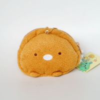 日本角落生物零钱包挂件书包挂件迷你零钱包毛绒公仔耳机包