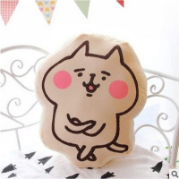 kanahei的小动物抱枕小鸟小兔子毛绒玩具公仔抱枕靠垫