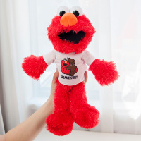 芝麻街elmo艾摩芝麻街玩偶芝麻街公仔红艾莫公仔毛绒公仔玩具