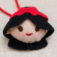 公主毛绒圈橡皮筋宝宝圈绳