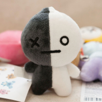 韩国BT21防弹少年团BTS毛绒钥匙扣公仔玩偶挂件包包挂饰吊饰