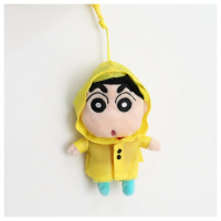 FZ丨韩卡通可爱软萌小新毛绒玩具公仔男女情侣钥匙扣书包挂件ins