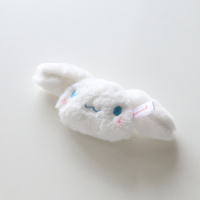 FZ丨日系可爱少女心粉兔狗毛绒玩具胸针ins人气红书包别针挂件 玉桂狗胸针挂件