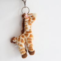 FZ丨北欧日系卡通 可爱毛绒长颈鹿钥匙扣情侣包包挂件玩偶ins