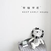 北欧ins呆萌狮子陪睡娃娃儿童样板房道具玩偶情侣公仔少女心