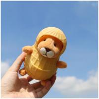 ins红小可爱萌物花生鼠带壳公仔拍照神物办公室摆件毛绒玩具 花生鼠一只 其它大小