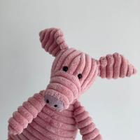 ins丑萌娃娃玩偶复古条纹柔软动物公仔儿童玩具少女心节日