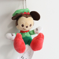 东京游乐园圣诞限定卡通可爱毛绒公仔玩偶包包挂件钥匙扣红ins