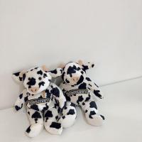 FZ丨美单复古可爱小奶牛毛绒玩具公仔沙包女生娃娃北欧ins 奶牛一头 坐高13cm全长20cm(巴掌大)