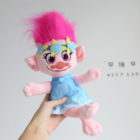 怀旧夯货ins复古大个魔精灵怀旧巨魔娃娃公仔玩偶毛绒娃娃玩具