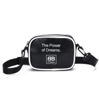 儿童小包包新款韩版时尚单肩小方包男女宝宝迷你配饰包个性斜挎包 黑色