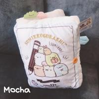 ins红日本角落生物书午睡枕枕头午休抱枕靠垫毛绒玩具公仔 角落生物书抱枕 48*33cm