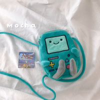 幼儿园bobby金知元可爱毛绒玩具公仔零钱包斜挎包手机包