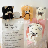 [Mocha]日式犬 卷毯单人折叠空调毯夏季珊瑚绒毯办公室午休毯