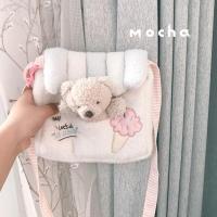 ins红日本软绵绵儿童少女心小熊白兔公仔毛绒斜挎包可爱玩偶