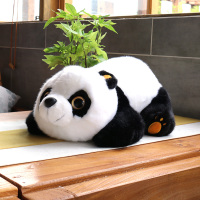 热卖款amangs卡通熊猫呆萌可爱胖嘟嘟趴趴熊毛绒玩具公仔送孩子