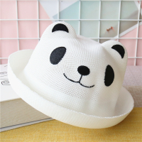四川成都旅游出游清新熊猫表情帽亲子遮阳帽儿童男童女童帽