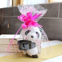 成都旅游纪念礼品抱抱熊猫手腕圈玩偶可爱抱抱熊啪啪圈多功能公仔