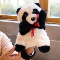 成都熊猫毛绒手偶玩具表演手套玩具儿童成人亲子游戏玩偶公仔