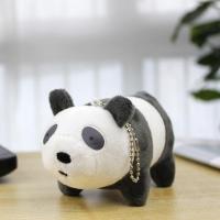 可爱呆萌嘟嘟毛绒熊猫钥匙扣礼品饰品挂件时尚创意礼品挂件钥匙扣